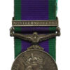 Campaign Service Medal (Clasp - Northern Ireland) - Pte. K.J. Reagan, Army Catering Corps