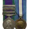 Campaign Service Medal (Clasps - Borneo, South Arabia*, Northern Ireland) and UN Cyprus Medal Pair - SAC. J.C. Burford, Royal Air Force