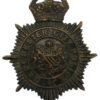 Manchester City Police Blackened Brass Night Helmet Plate - King's Crown
