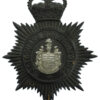 Eastbourne Borough Police Night Helmet Plate - Queen's Crown