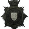Derbyshire Constabulary Night Helmet Plate - Queen's Crown