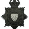 West Sussex Constabulary Night Helmet Plate - King's Crown