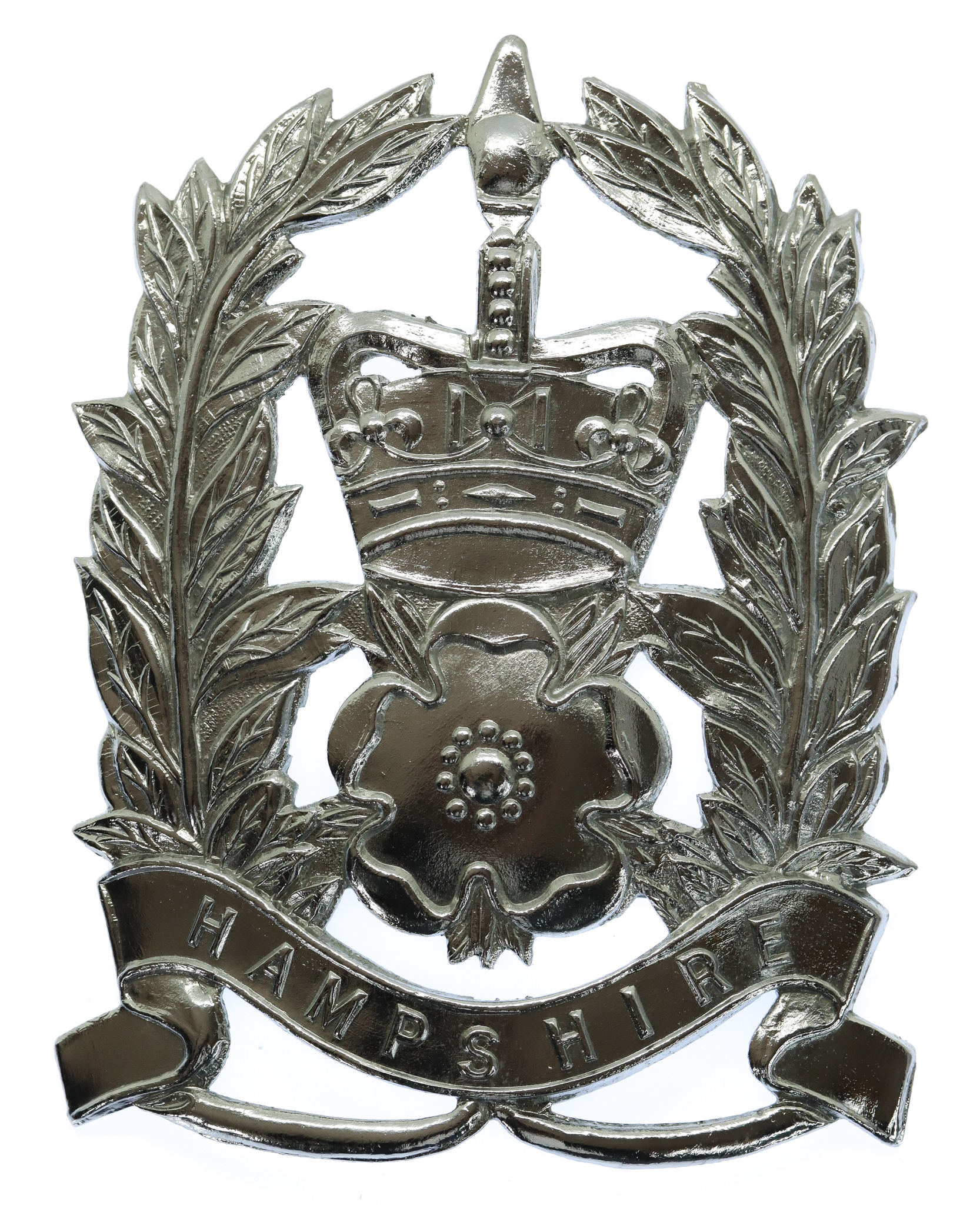 Hampshire Constabulary Constables  Helmet Plate - Queen's Crown