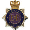 Dorset Police Enamelled Cap Badge - Queen's Crown