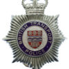 British Transport Police (B.T.P.) Enamelled Hemet Plate - Queen's Crown