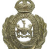 Newcastle-Upon-Tyne City Police Wreath Helmet Plate - King's Crown