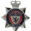 Cleveland Police Enamelled Cap Badge - Queen's Crown