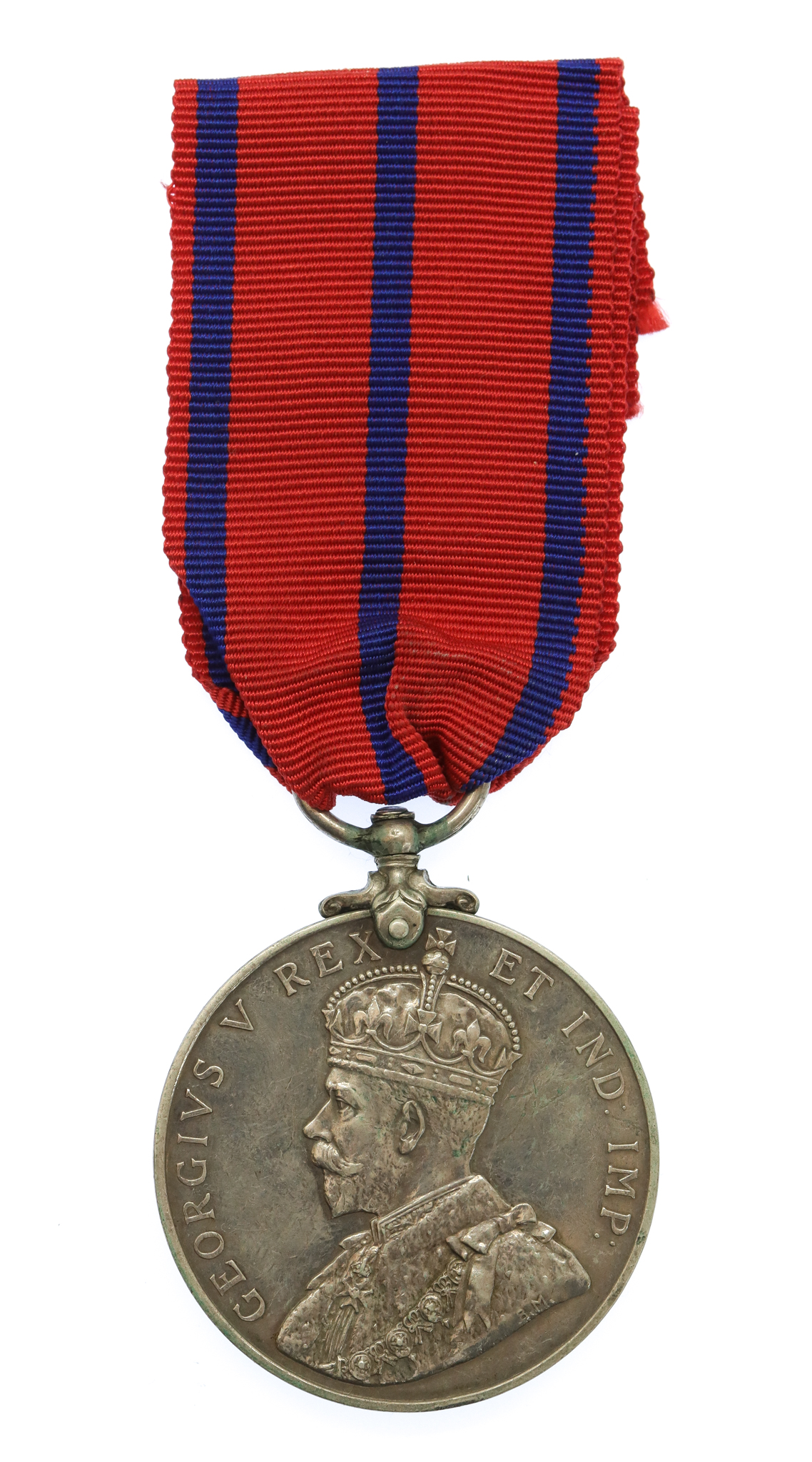 London Fire Brigade 1911 Coronation Medal - Sub Officer S.J. Abbott