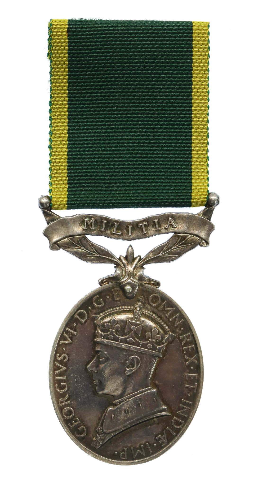George VI Territorial Efficiency Medal (Militia) - Sjt. F.A.C. Brown, Royal Military Police