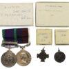Campaign Service Medal (Clasp - South Arabia) and R.A.F. Long Service & Good Conduct Medal Pair with Two R.L.S. Medallions - Sgt. J. Fearnley, Royal Air Force