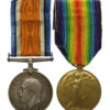 WW1 Prisoner of War British War & Victory Medal Pair - Pte. F. Payne, West Yorkshire Regiment