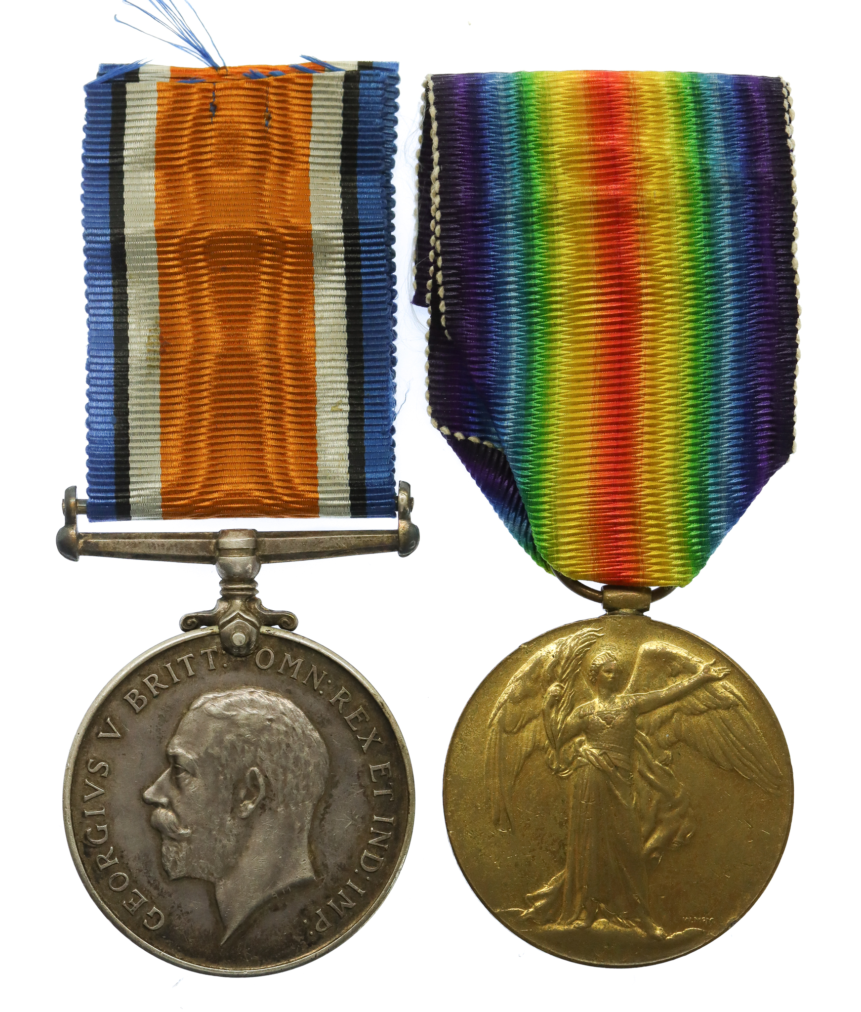WW1 Prisoner of War British War & Victory Medal Pair - Pte. F. Payne, West Yorkshire Regiment