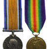 WW1 British War & Victory Medal Pair - Pte. T. Sheard, King's Own Yorkshire Light Infantry - Seriously Wounded at the Battle of the Somme