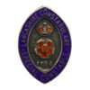 WW1 Lancashire Constabulary Special Constable  Hallmarked Silver & Enamel Lapel Badge