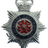Lancashire Constabulary Enamelled Helmet Plate - Queen's Crown