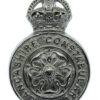 Lancashire Constabulary Cap Badge - King's Crown