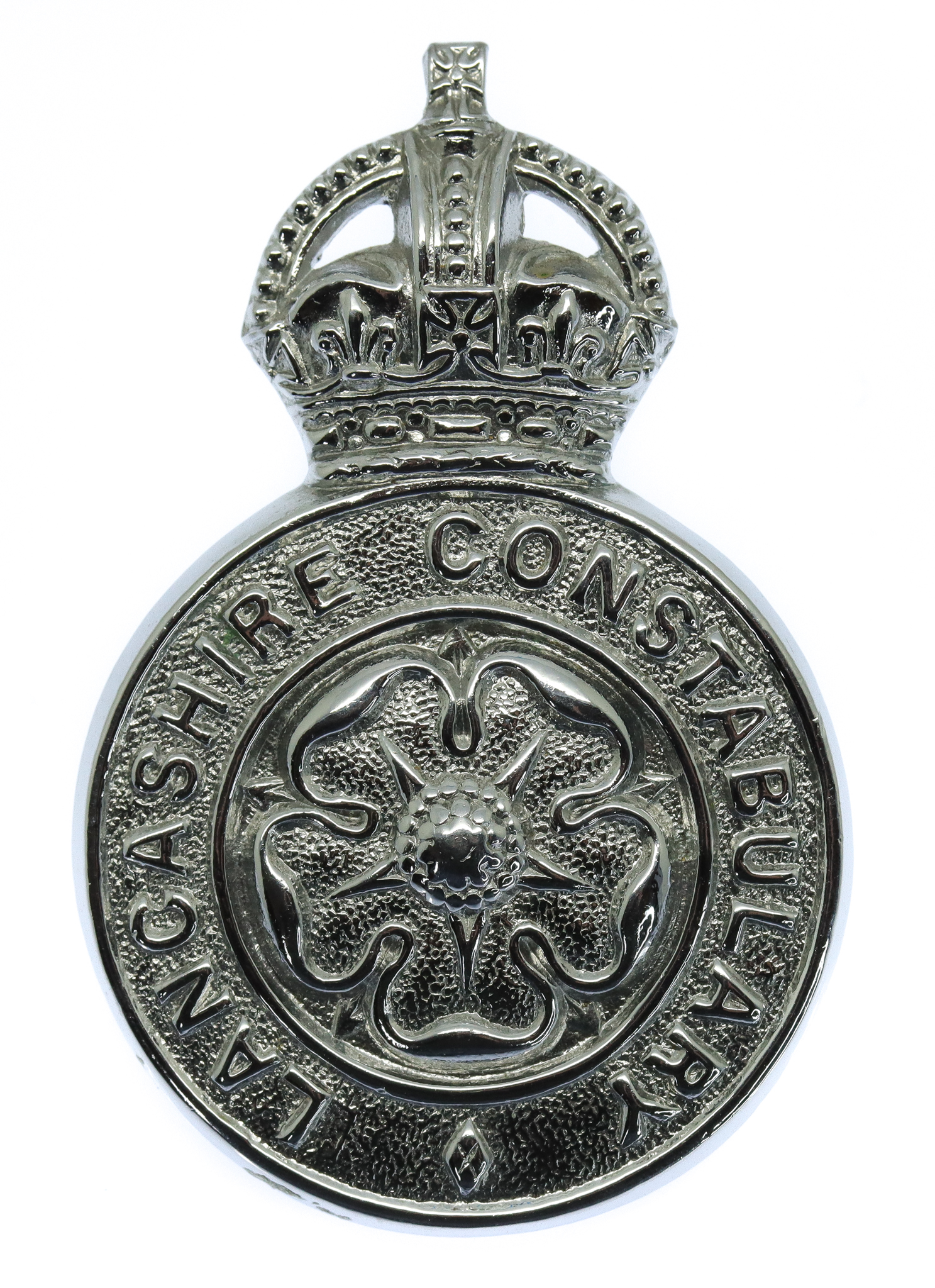 Lancashire Constabulary Cap Badge - King's Crown