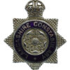 Lancashire Constabulary Senior Officer's  Enamelled Cap Badge - King's Crown