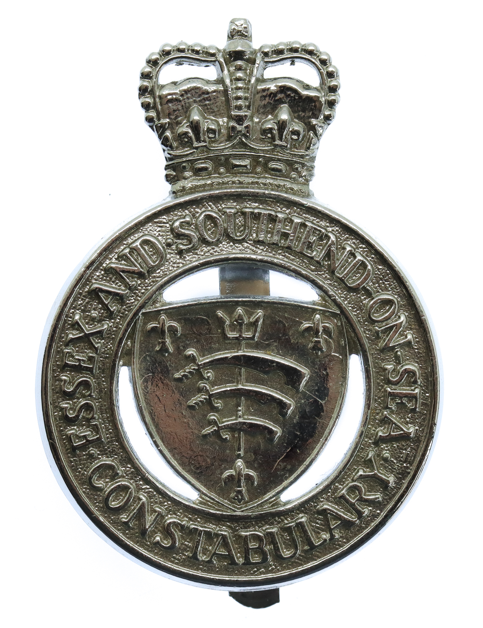 Essex and Southend-on-Sea Constabulary Cap Badge - Queen's Crown