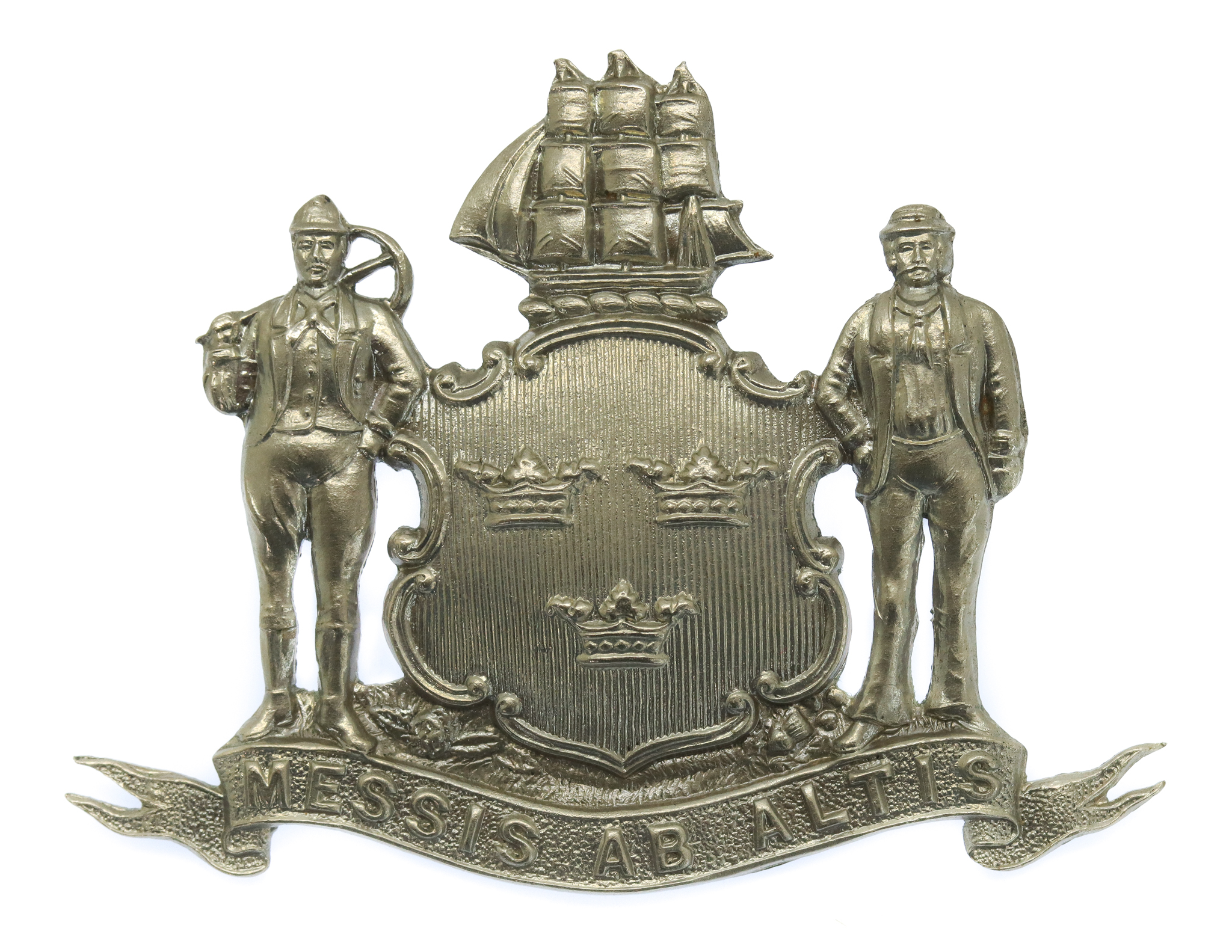 Tynemouth Borough Police Kepi Badge/Helmet Plate