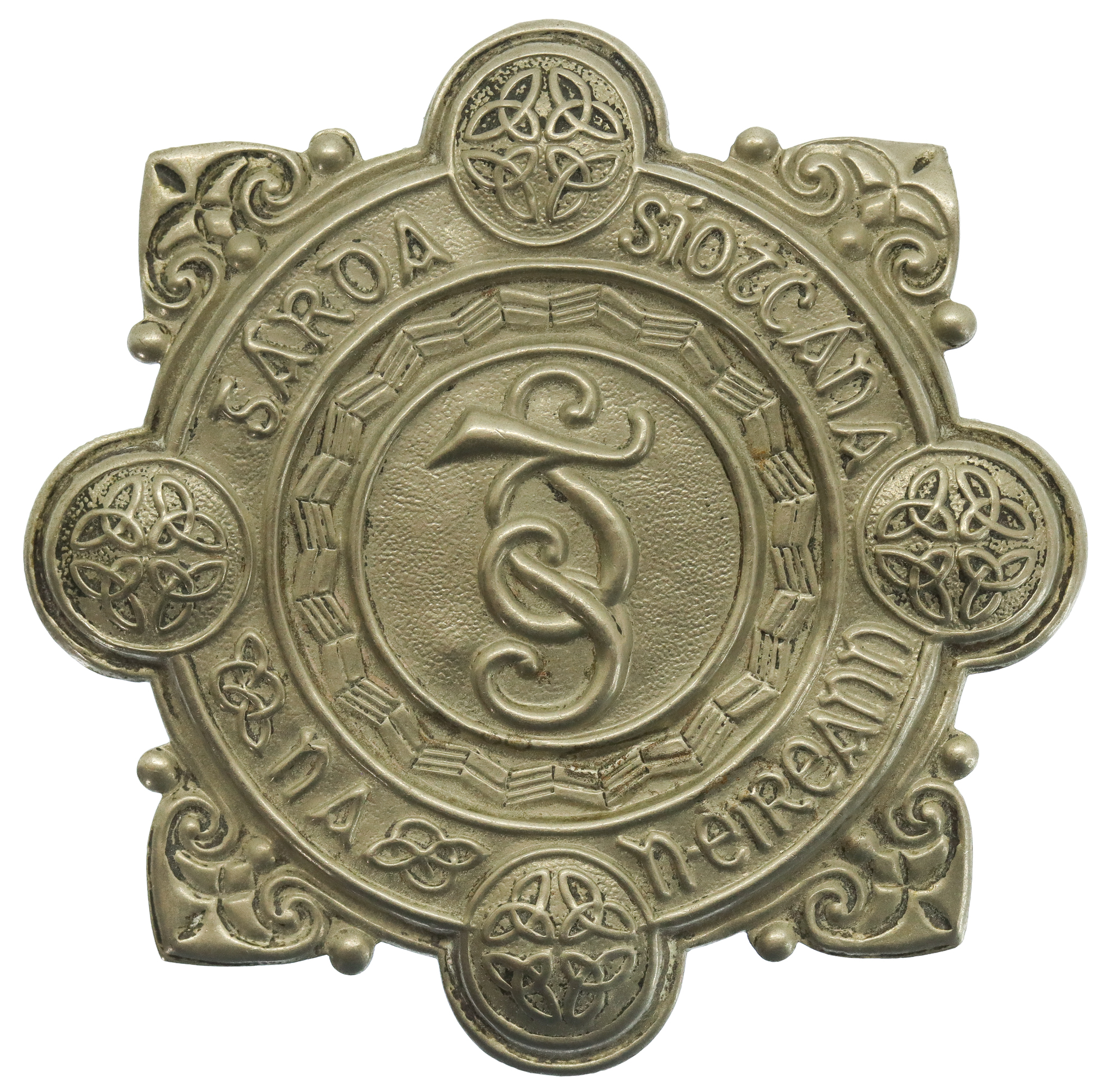 Garda Siochana (Irish Police) Helmet Plate