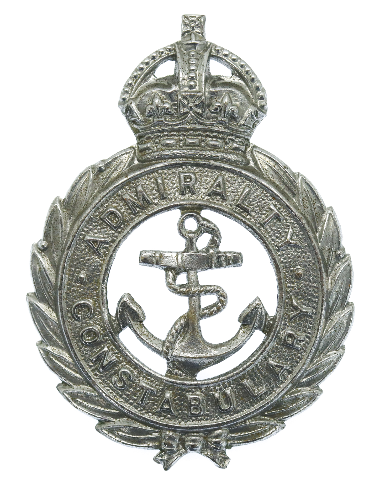 Admiralty Constabulary Cap Badge - King's Crown