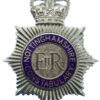 Nottinghamshire Constabulary Enamelled Helmet Plate - Queen's Crown