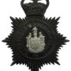 Eastbourne Borough Police Night Helmet Plate - Queen's Crown