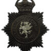 Somersetshire Constabulary Night Helmet Plate - King's Crown