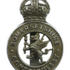 Somersetshire Constabulary Cap Badge - King's Crown