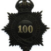 Hertfordshire Constabulary Numbered Helmet Plate - King's Crown