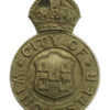 Winchester City Police Cap Badge - King's Crown