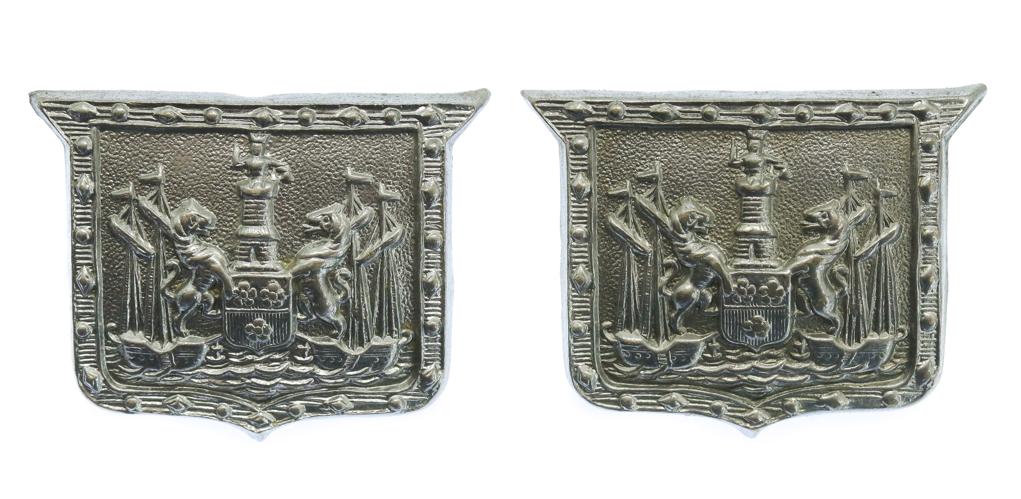 Pair of Southampton Police Collar Badges