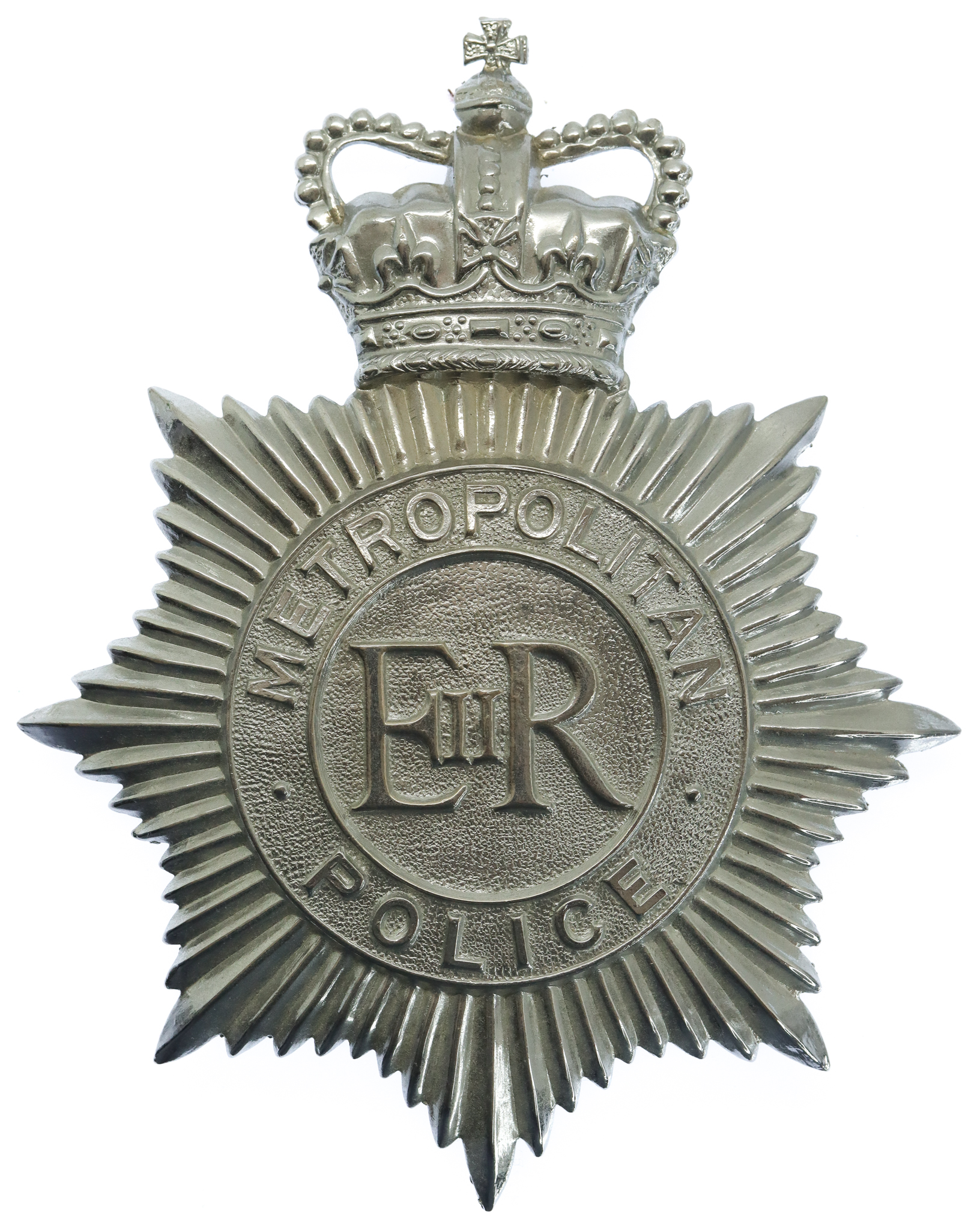 Metropolitan Police Helmet Plate - Queen's Crown