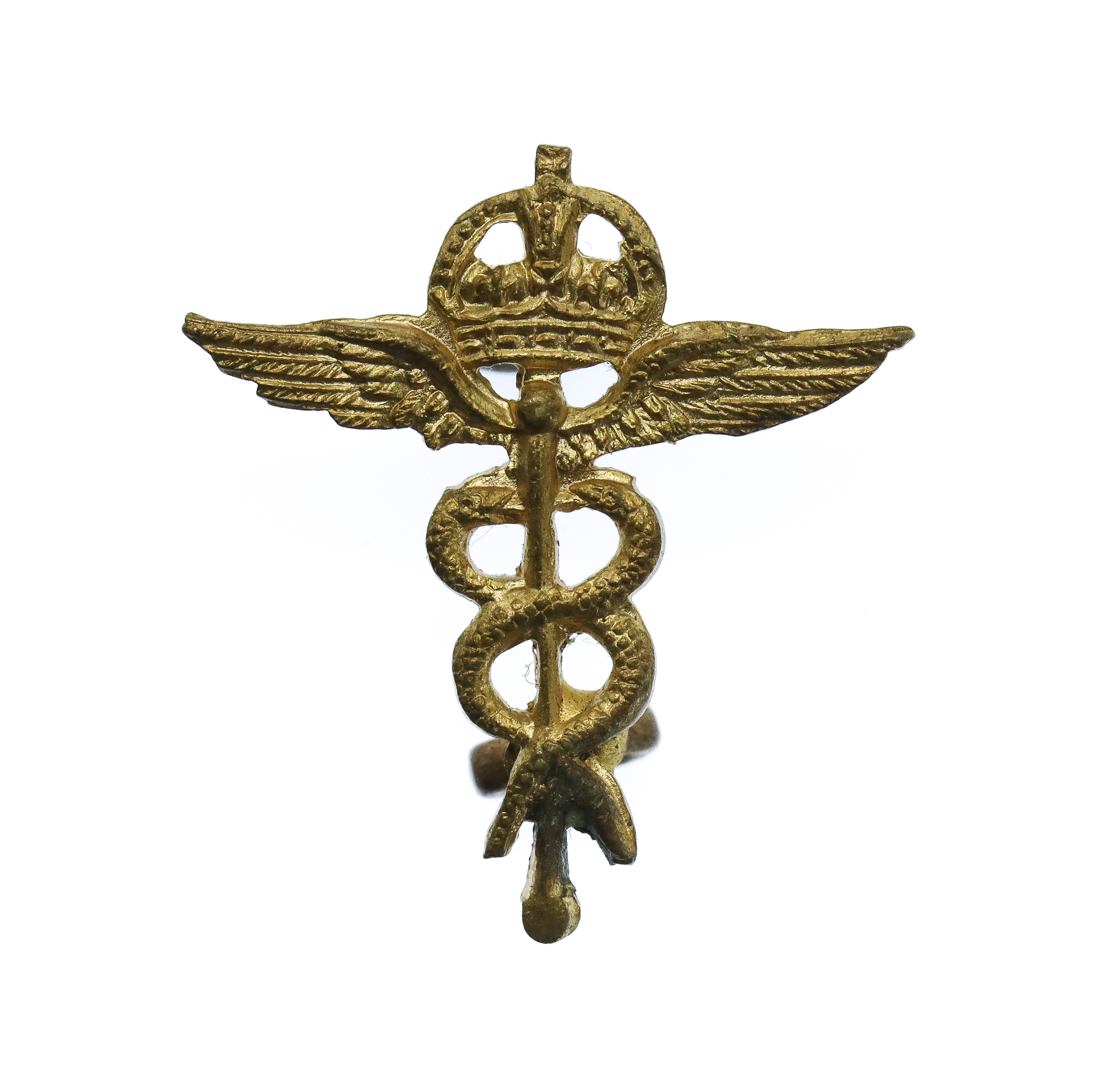 Royal Air Force (R.A.F.) Medical Branch Collar Badge - King's Crown
