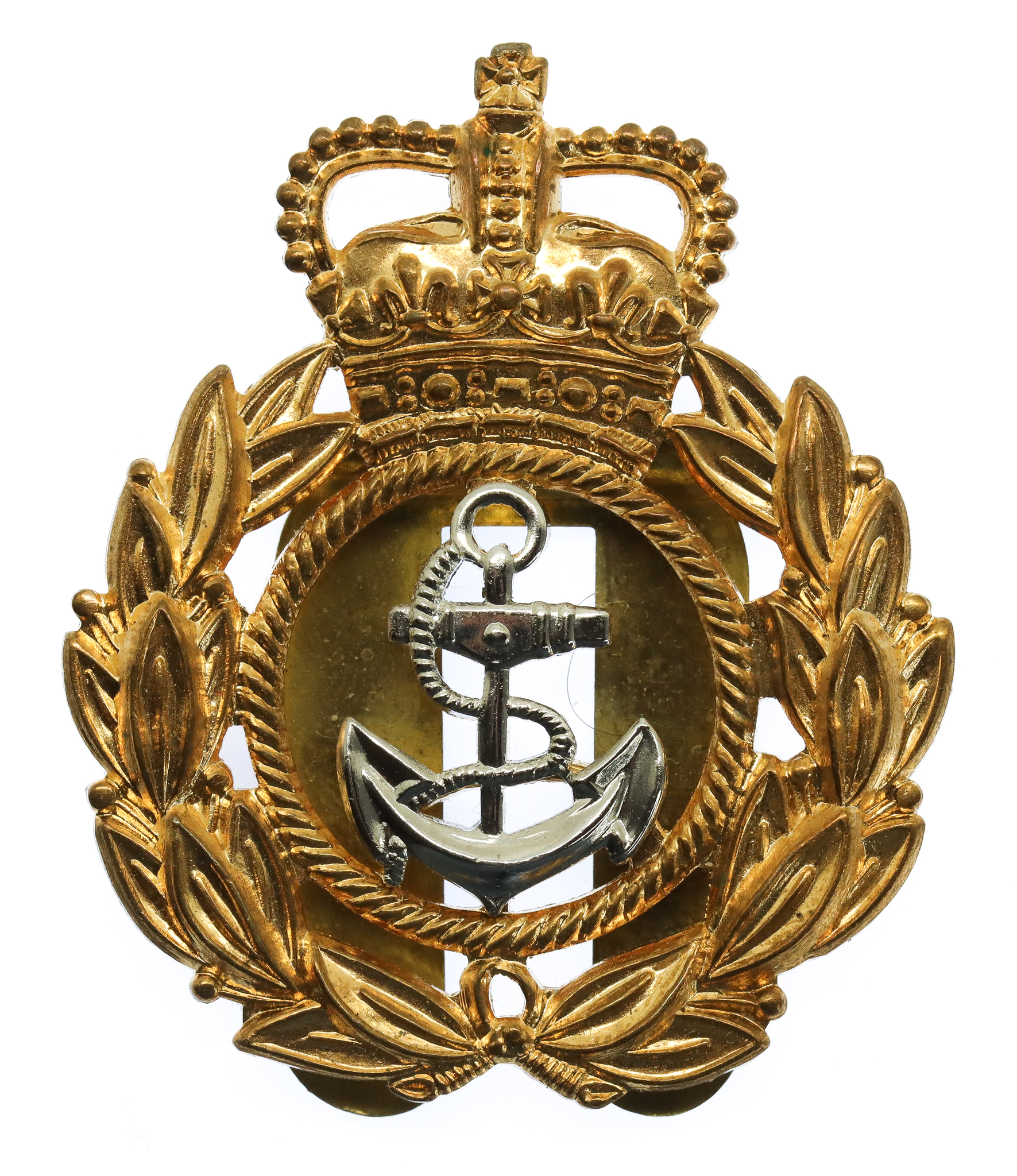 Royal Navy Chief Petty Officer's Cap Badge - Queen's Crown