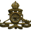 Royal Artillery (Revolving Wheel) Cap Badge - King's Crown