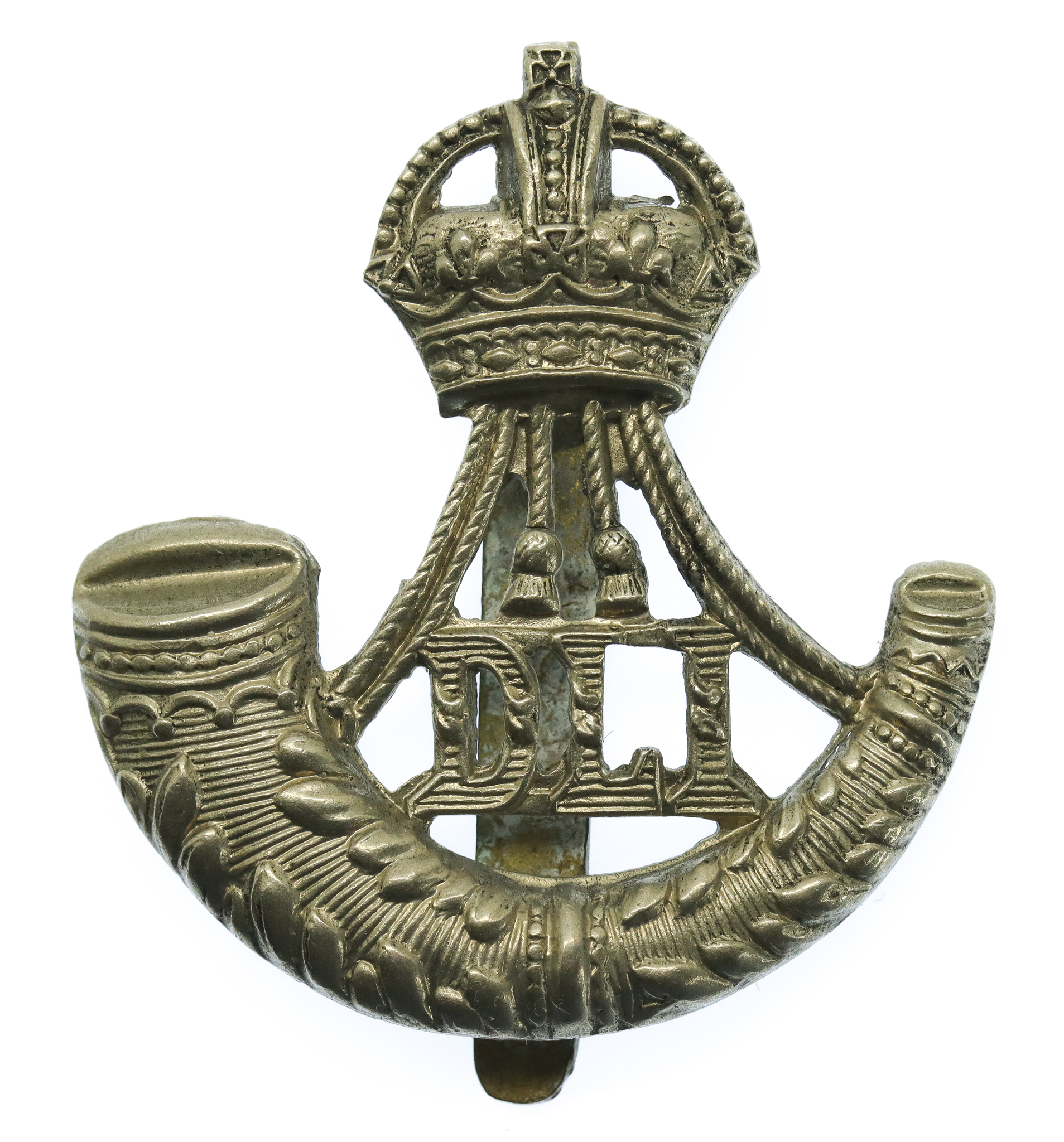 Durham Light Infantry (D.L.I.) Cap Badge - King's Crown