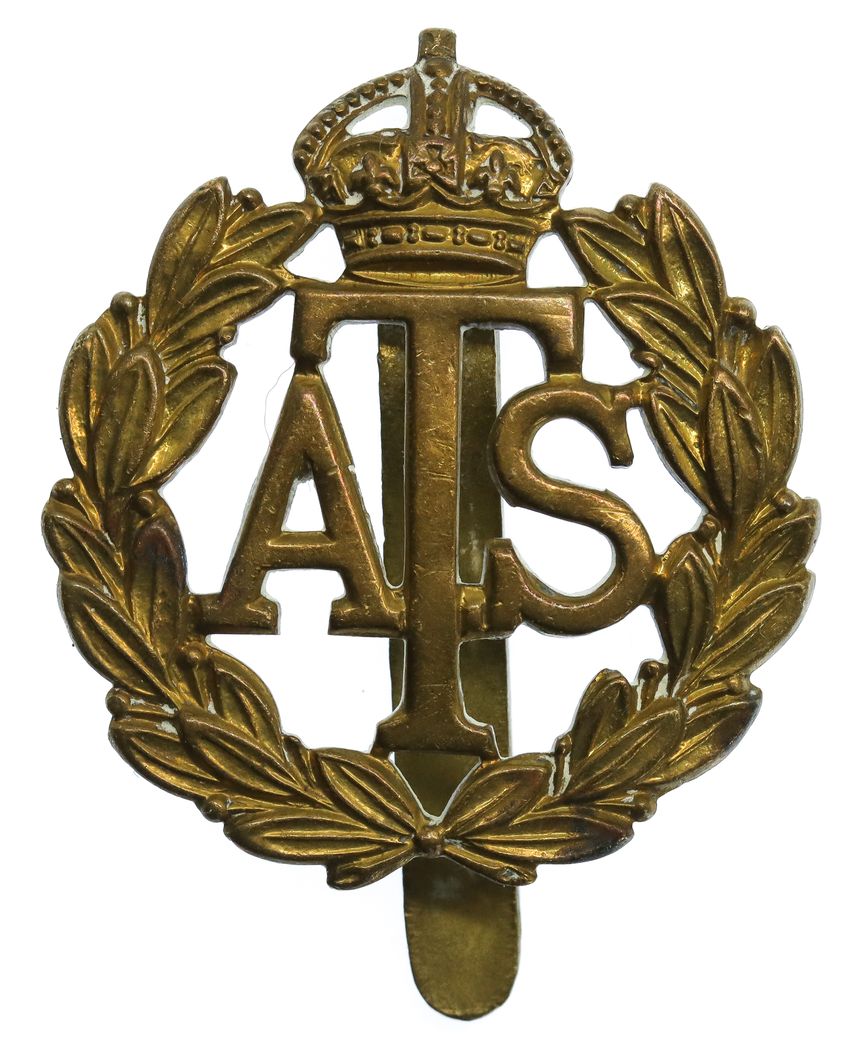 Auxiliary Territorial Service (A.T.S.) Cap Badge - King's Crown