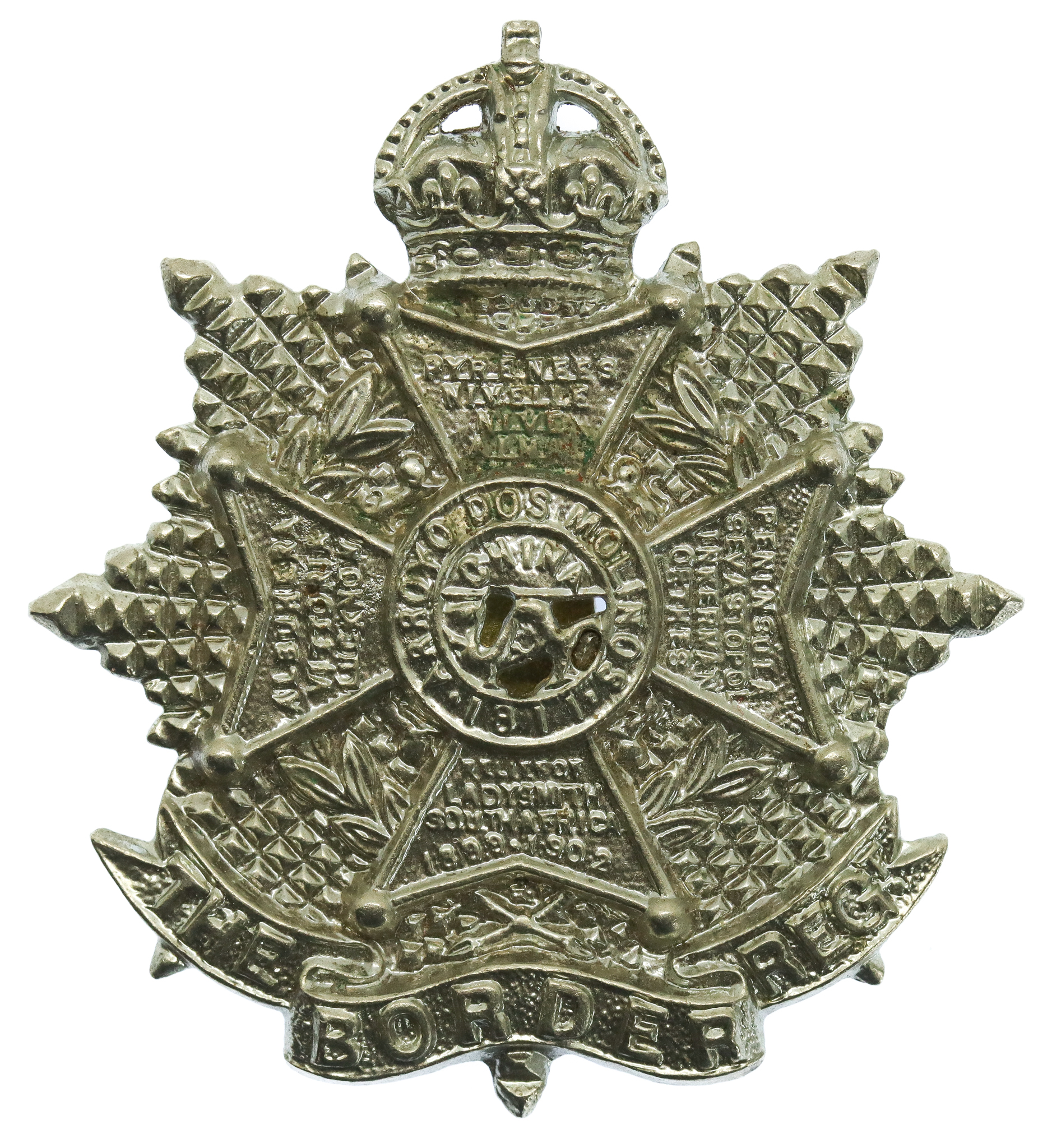 Border Regiment Cap Badge - King's Crown