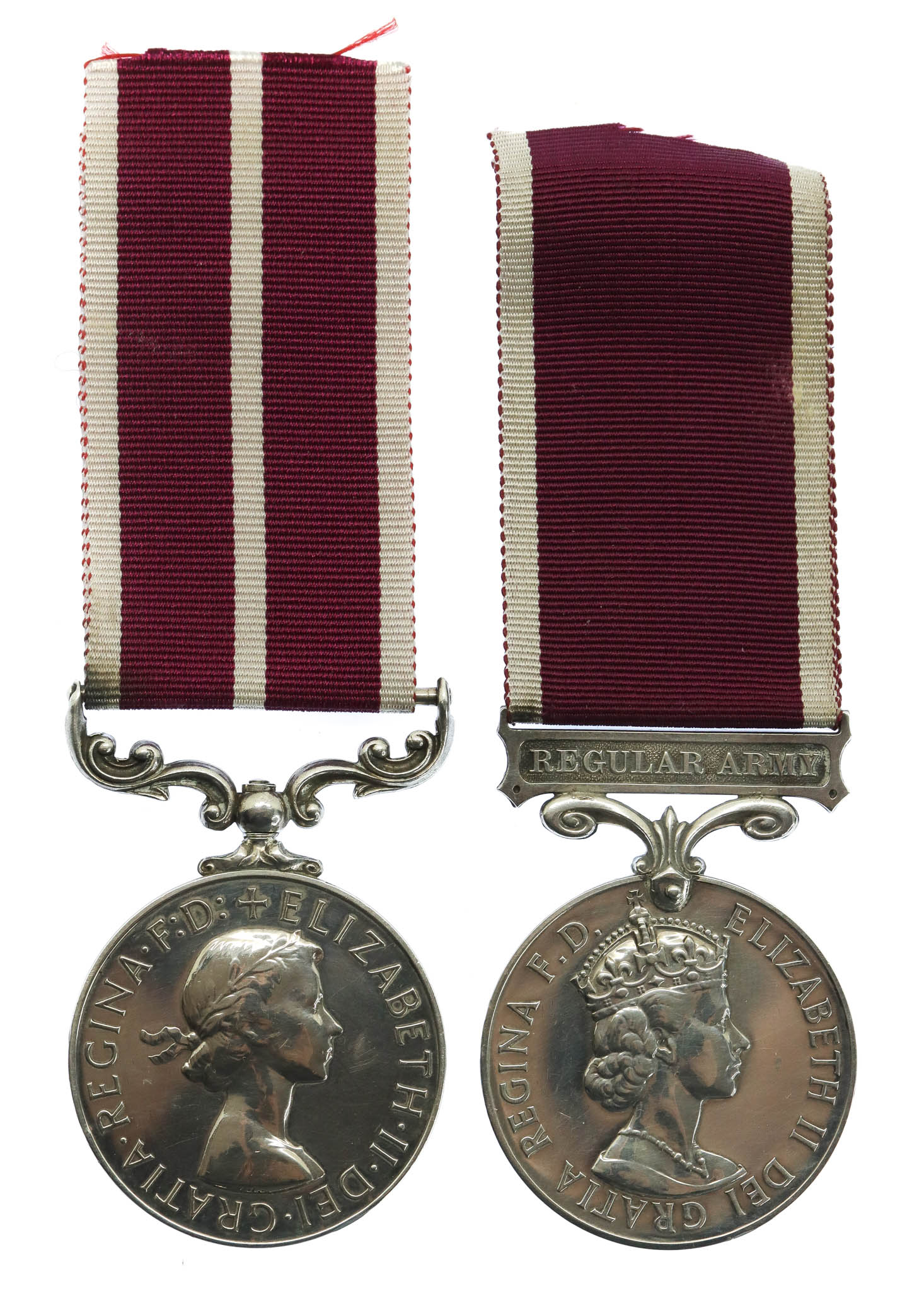 EIIR Meritorious Service Medal and Long Service & Good Conduct Medal Pair - W.O.Cl.2. G. Vickers, Royal Electrical & Mechanical Engineers