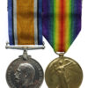  WW1 British War & Victory Medal Pair - 2.A.M. W.J.B. Biggin, Royal Flying Corps