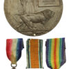 WW1 1914-15 Star, British War Medal, Victory Medal and Memorial Plaque - Gnr. A. Lindsay, Royal Field Artillery - K.I.A. 20/5/18