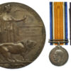 WW1 British War Medal, Victory Medal and Memorial Plaque - Lieutenant H.L. Devlin, 9th Sqdn. Royal Flying Corps - K.I.A. 19/9/17