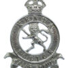 Kenya Police Chrome Cap Badge - King's Crown
