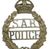 South African Railways Police Helmet Plate - King's Crown (Pre 1936)
