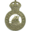 Aden Police Cap Badge - King's Crown