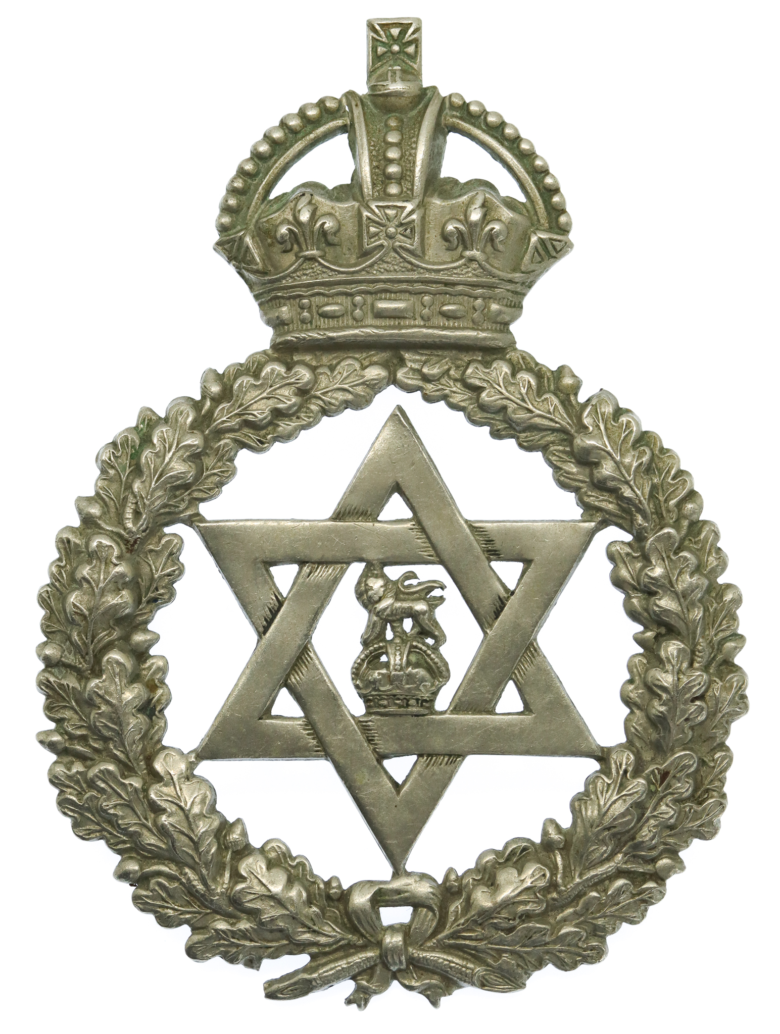 Trinidad Police Helmet Plate - King's Crown
