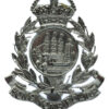 Hong Kong Police Chrome Cap Badge - King's Crown