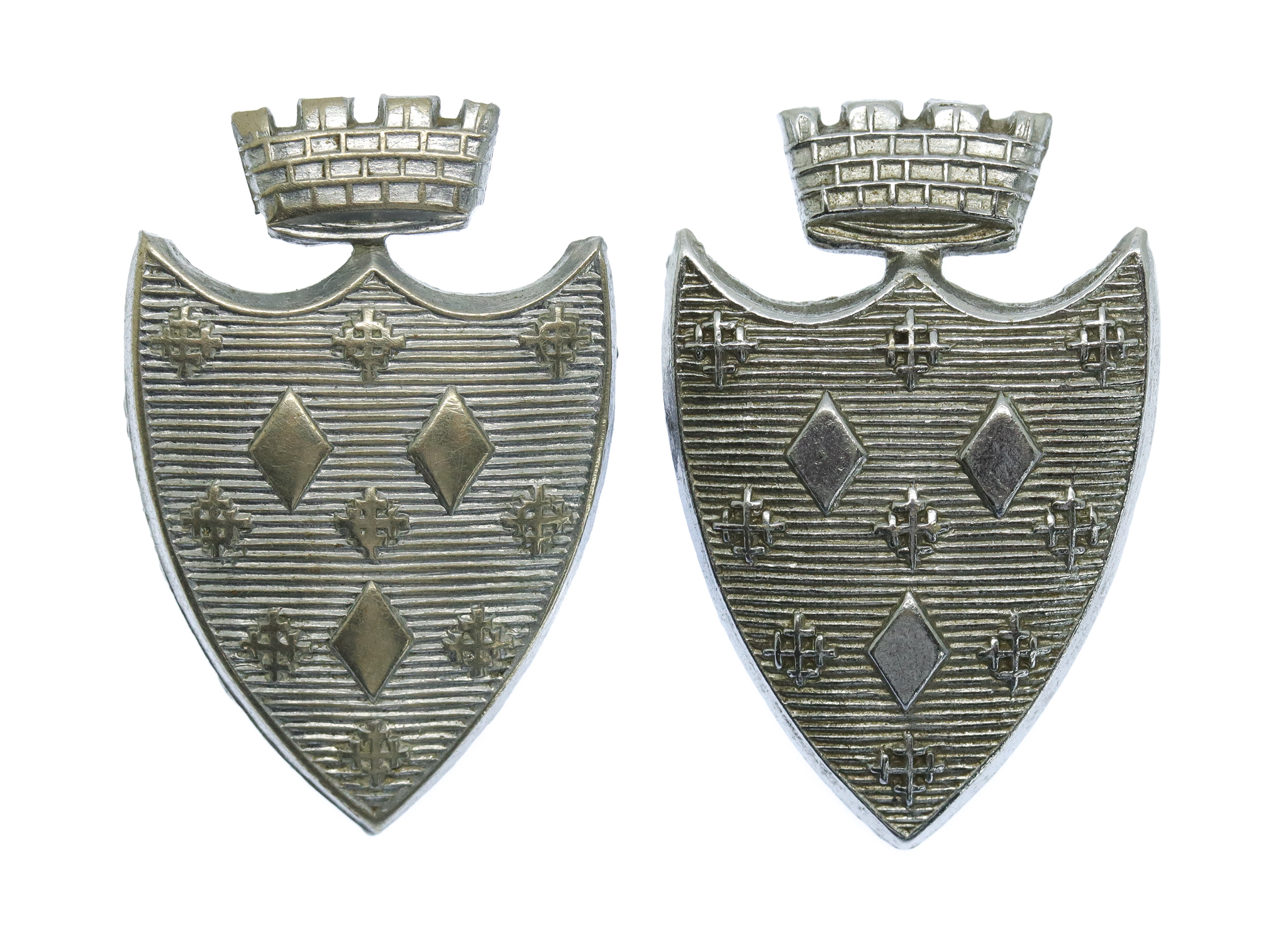 Pair of Stockport Borough Police Collar Badges